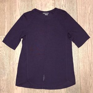 Vince Rib Trim Tee size XS